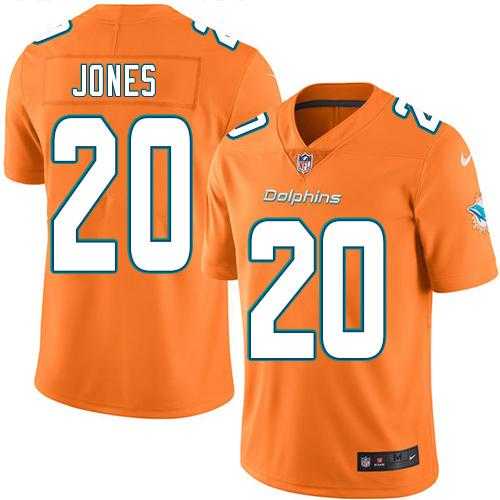 Nike Men & Women & Youth Dolphins 20 Reshad Jones Orange Color Rush Limited Jersey,We sell and wholesale Nike Men & Women & Youth Dolphins 20 Reshad Jones Orange Color Rush Limited Jersey on line form chian!